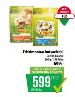Coop Friskies száraz kutyaeledel ajánlat