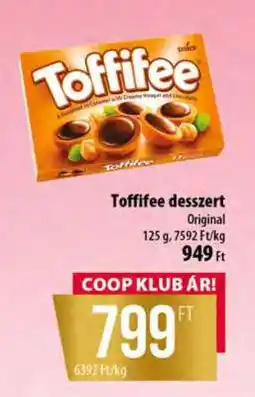 Coop Toffifee desszert ajánlat