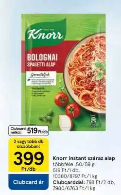 Tesco Knorr instant száraz alap ajánlat