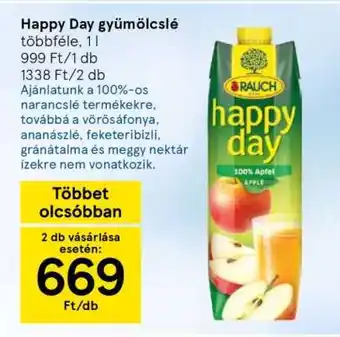 HAPPY DAY Gyümölcslé