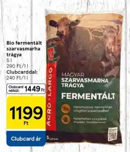 Tesco Bio fermentált szarvasmarha trágya ajánlat