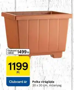 Tesco Polka virágláda ajánlat
