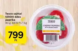 Tesco Tesco sajttal töltött édes paprika ajánlat