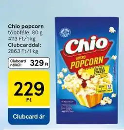 Tesco Chio popcorn ajánlat