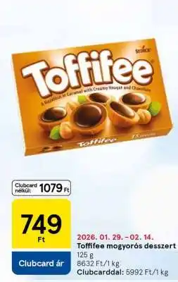 Tesco Toffifee mogyorós desszert ajánlat