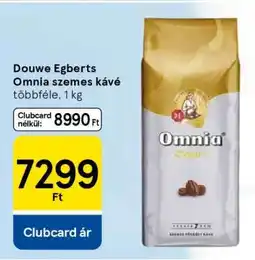 Tesco Douwe Egberts Omnia Szemes Kávé ajánlat