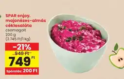 Spar SPAR enjoy. majonézes-almás céklasaláta ajánlat