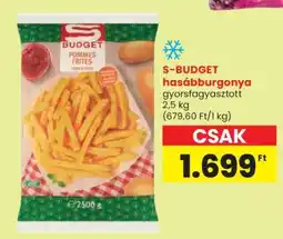 Spar S-BUDGET hasábburgonya ajánlat