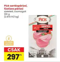 Spar Pick sertéspárizsi, füstízes párizsi ajánlat