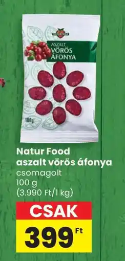 Spar Natur Food aszalt vörös áfonya ajánlat