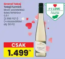 Spar Grand Tokaj Tokaji Furmint ajánlat