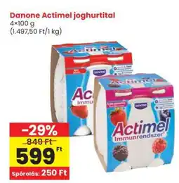 Spar Danone Actimel joghurtital ajánlat