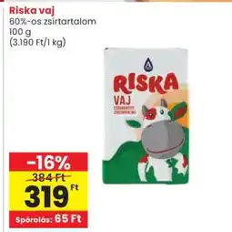 Spar RISKA VAJ ajánlat