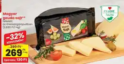 Spar Magyar gouda sajt ajánlat