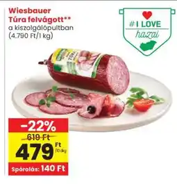 Spar WIESBAUER Túra felvágott ajánlat