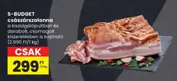 Spar S-BUDGET császárszalonna ajánlat