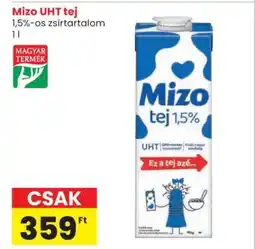 Spar Mizo UHT tej ajánlat