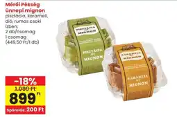 Spar Mérői Pékség ünnepi mignon ajánlat