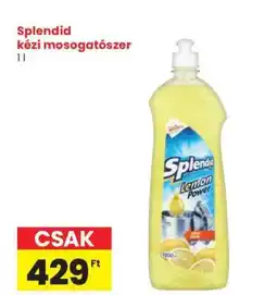 Spar Splendid kézi mosogatószer ajánlat