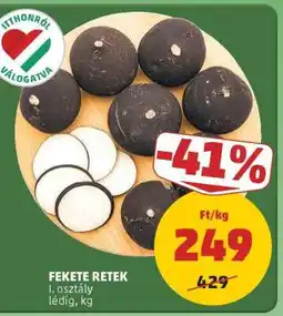 PENNY Fekete retek ajánlat