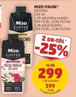 PENNY Mizo Italok ajánlat