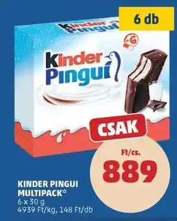 PENNY Kinder Pingui Multipack ajánlat