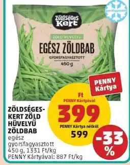 PENNY Zöldséges-Kert Zöld Hüvelyű Zöldbab ajánlat
