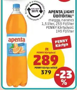 PENNY Apenta Light Üdítőital ajánlat