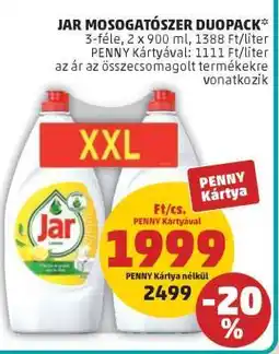 PENNY JAR Mosogatószer Duopack ajánlat