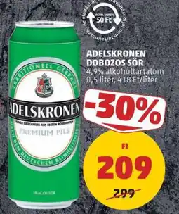 PENNY Adelskronen Dobozos Sör ajánlat