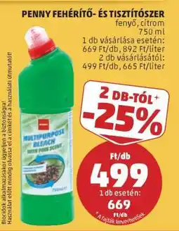 PENNY PENNY Fehérítő- és tisztítószer ajánlat