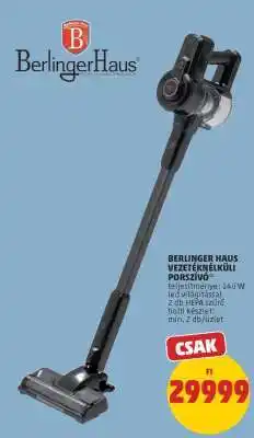 PENNY Berlinger Haus Vezeték Nélküli Porszívó ajánlat