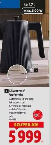 Lidl Silvercrest Vízforraló ajánlat