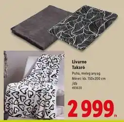 Lidl Livarno Takaró ajánlat