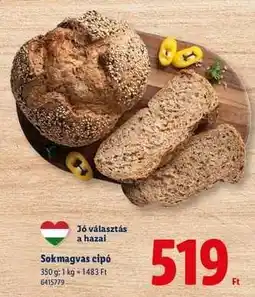Lidl Sokmagvas cipó ajánlat