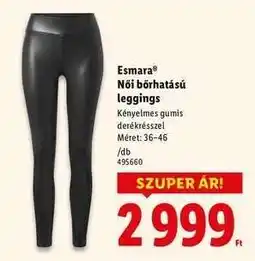Lidl Esmara Női bőrhatású leggings ajánlat