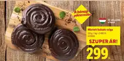 Lidl Mártott kakaós csiga ajánlat