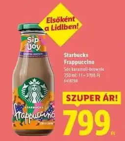 Lidl Starbucks Frappuccino ajánlat