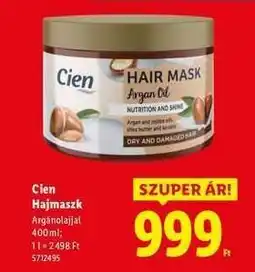 Lidl Cien Hajmaszk ajánlat