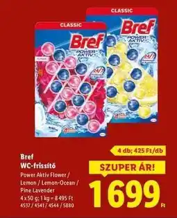 Lidl Bref WC-Frissítő ajánlat