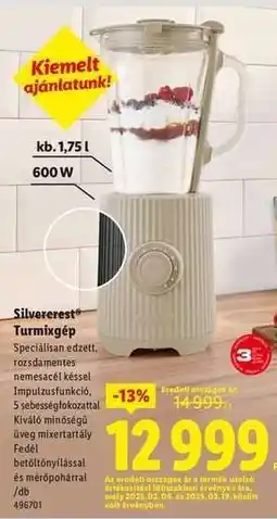 Lidl SILVERCREST Turmixgép ajánlat