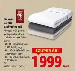 Lidl Livarno Gumis dzsörzélepedő ajánlat