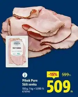 Lidl PIKOK PURE Sült sonka ajánlat