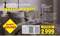 Lidl Livarno Mikroszálas szatén ágyneműhuzat ajánlat