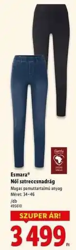 Lidl ESMARA Női sztreccsnadrág ajánlat