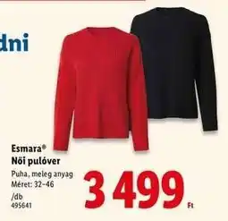 Lidl ESMARA Női pulóver ajánlat