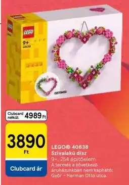 Tesco LEGO 40638 Szívalakú dísz ajánlat
