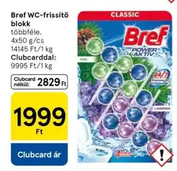 Tesco Bref WC-frissítő blokk ajánlat
