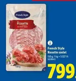 Lidl FRENCH STYLE Rosette szelet ajánlat