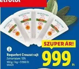 Lidl Roquefort Crouzat sajt ajánlat